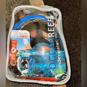 Aria QR+ Ocean Reef Full Face Snorkeling Mask L/XL